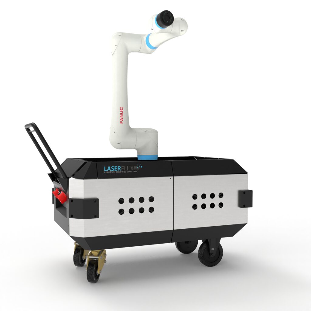 Laser cleaning robot